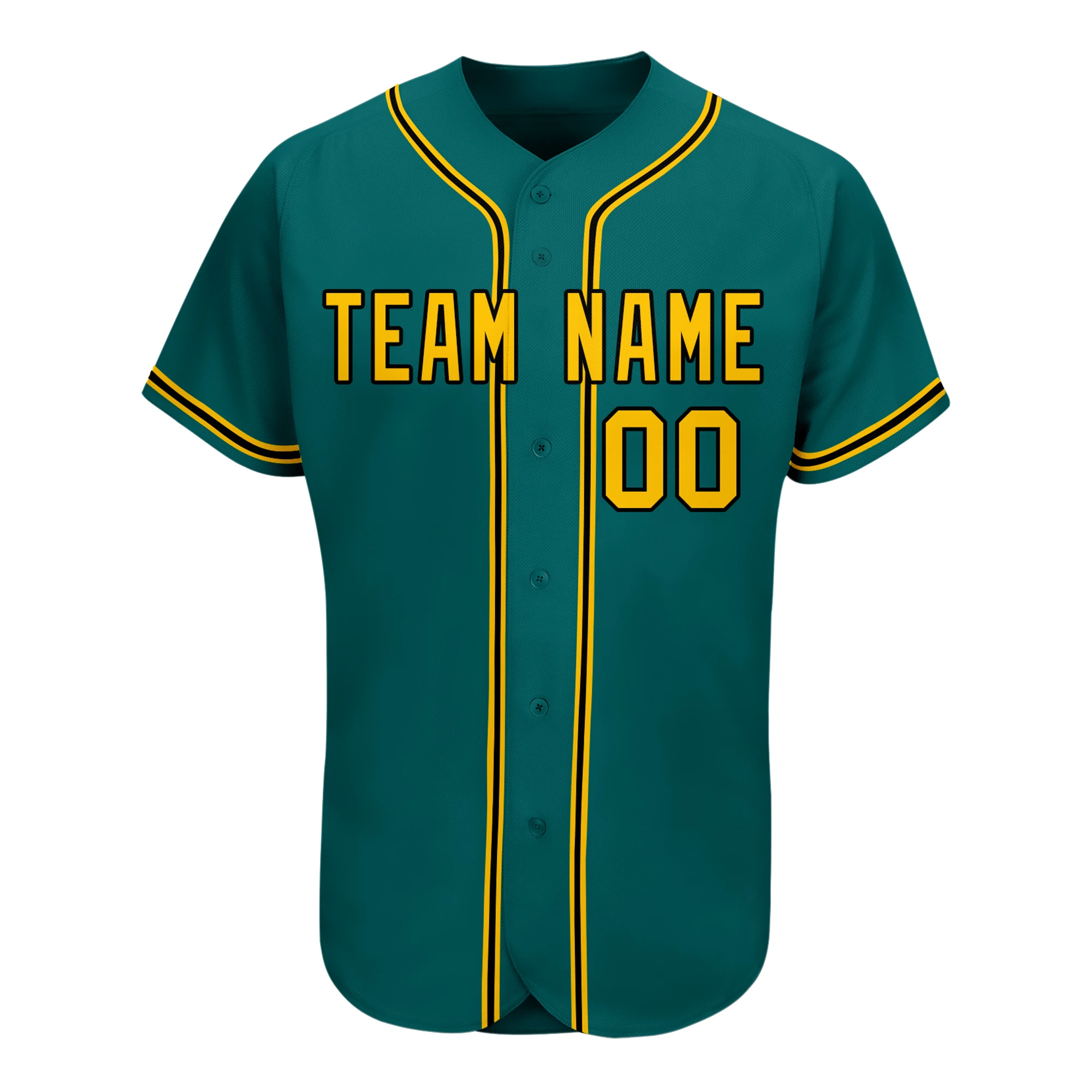 

Custom Mesh Baseball Jerseys Sublimated Personalize Design Team Name Number Button Down V-Neck Shirt for Men's/Lady/Youth