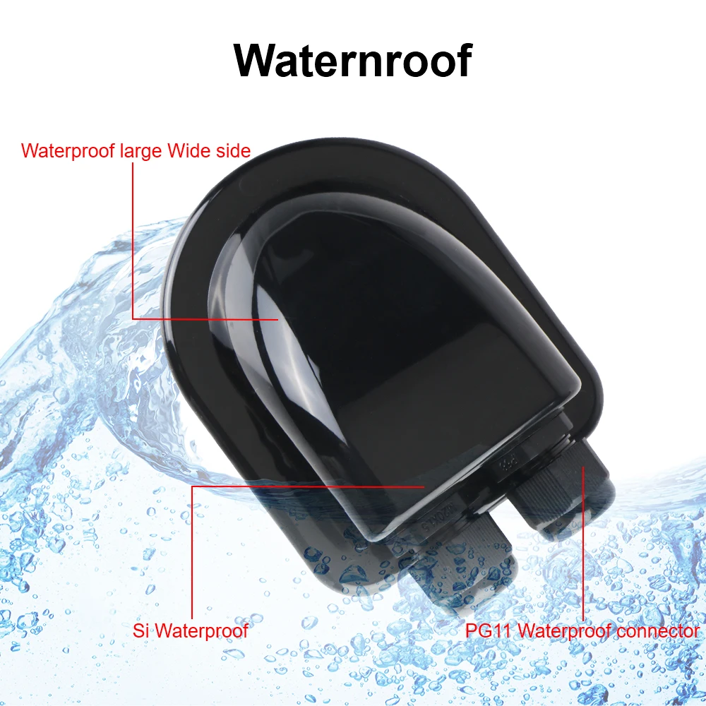 RV Yacht Caravan Accessories Caravan Solar Car Junction Box Cable Connector Holder Roof Wire Entry Cable Entry Gland Box