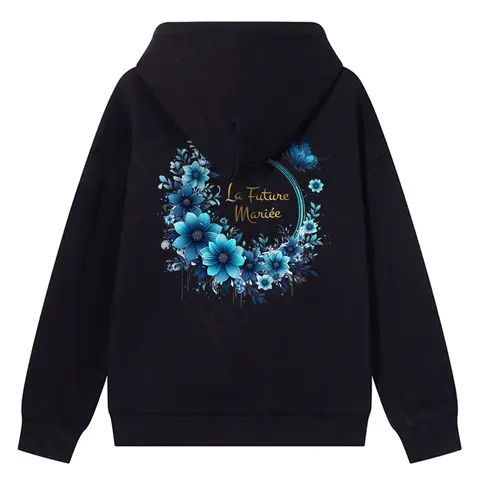 Brudtröjor för lagbrudar Franska brudkläder Bröllop Möhippa Ytterkläder Damtröjor Evjf Framtida brudkläder 10 best sales brudtröja - №9