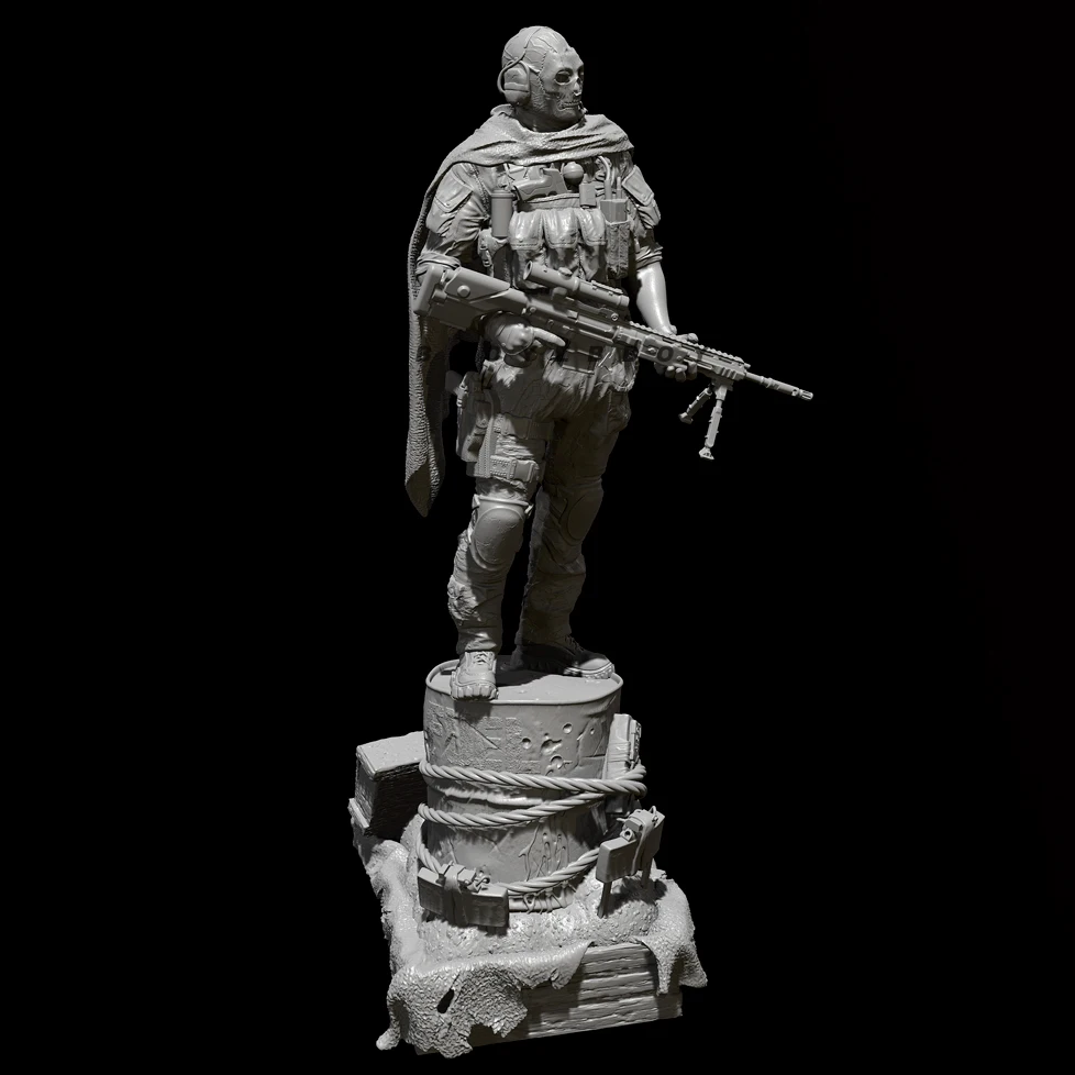 50mm 75mm 100mmResin model kits figure colorless and self-assembled 3D Printing TD-6613/3D