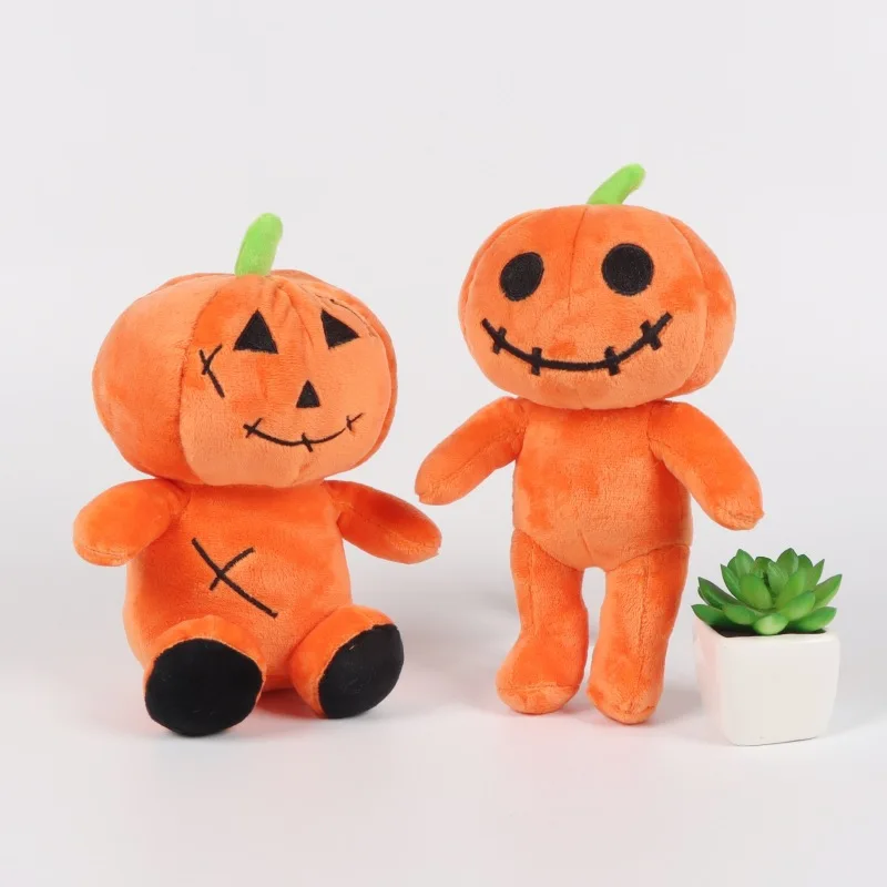 

Cross-Border New Halloween Pumpkin Doll Skeleton Standing Posture Sitting Plush Toy Doll Funny Holiday Gift