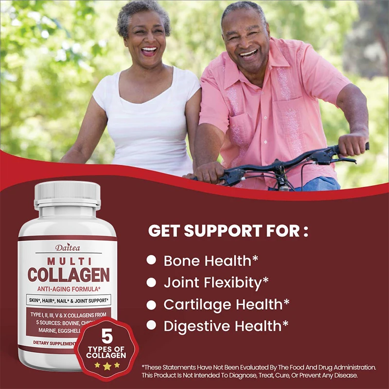 Collagen Supplement - Supports skin, hair, nails, joint cartilage and circulatory health