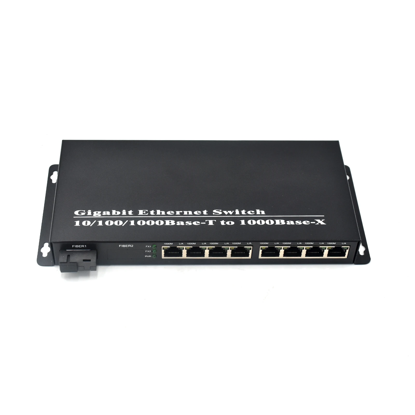 1000Mbps Unmanaged 8‑Port RJ45 Media Converter Switch 1 SC Port 1.25Gbps Desktop Wall Mount Long‑Distance Extension view 6