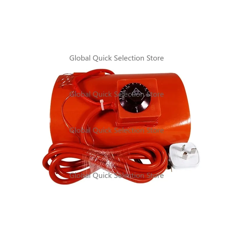 Full-Size Electric Flexible Barrel Band Silicone Rubber Oil Drum Heater Belt 0-250 Working Temperature Energy