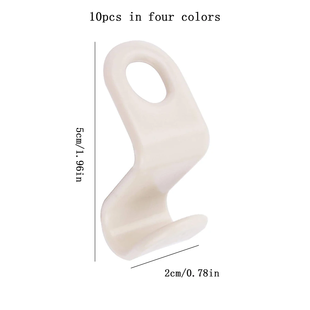 10-100 pezzi- Ganci appendiabiti per guardaroba Gancio appendiabiti salvaspazio per camera da letto in plastica a cascata multifunzione