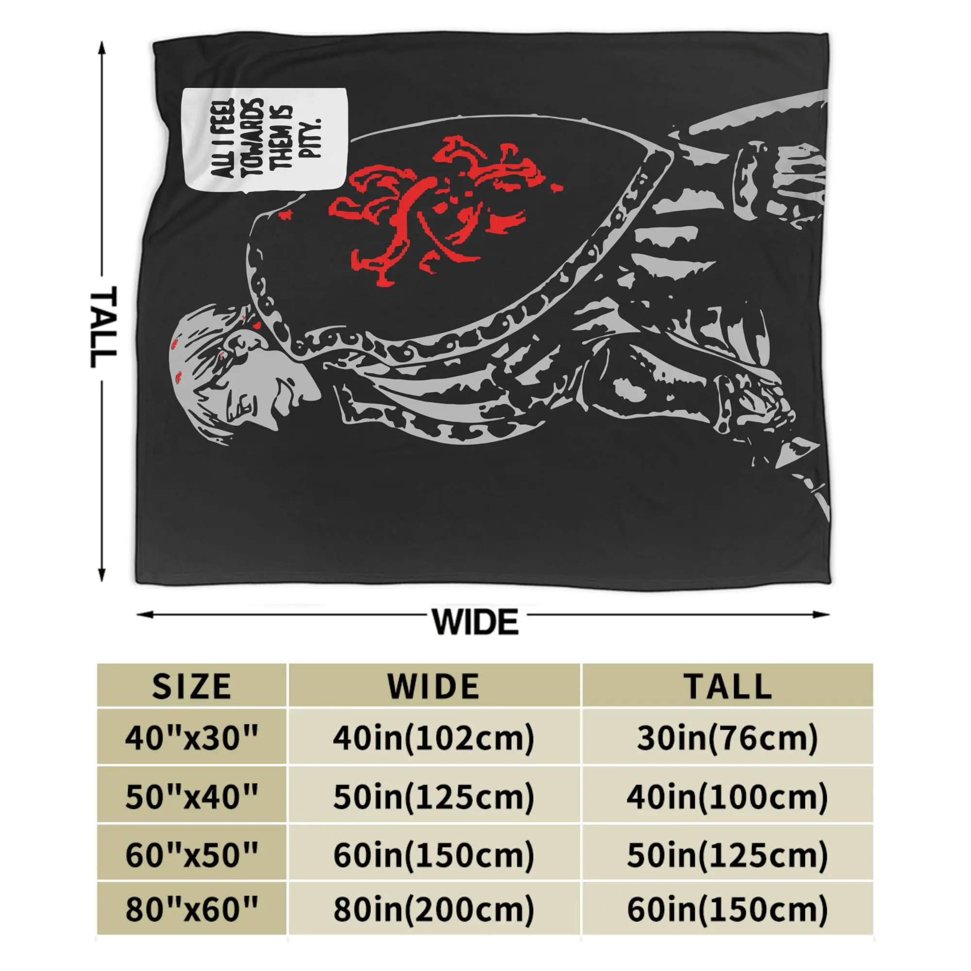 Escanor الخطايا السبع المميتة بطانيات غامضة بطانية رمي الموضة لأريكة تتحول لسرير الأريكة 125*100 سنتيمتر لحاف رقيق من القطيفة ، #4