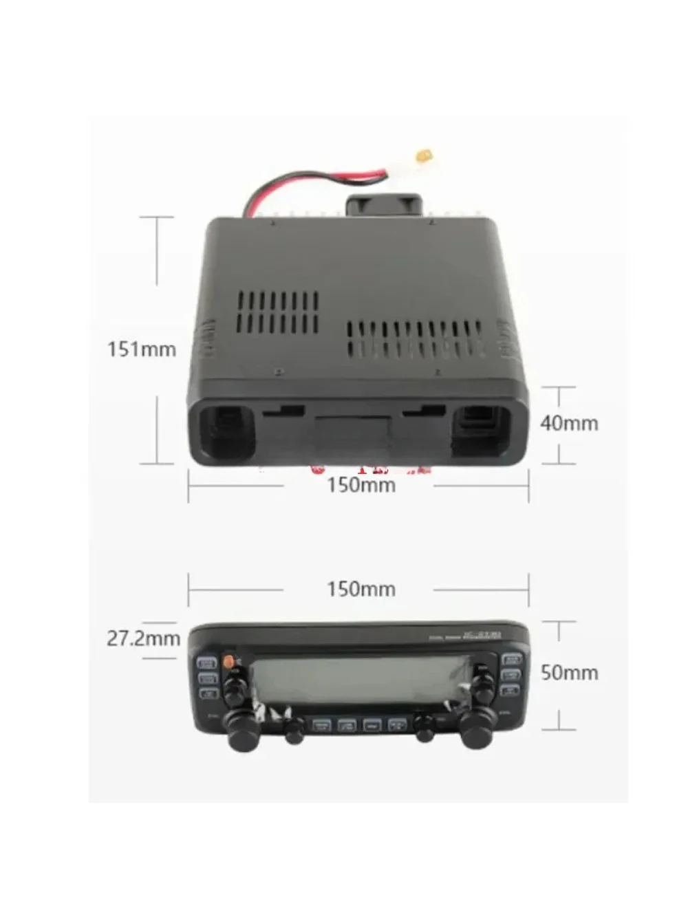 ICOM IC-2730E Mobile Radio Dual Band VHF 137-174MHz UHF 400-470MHz 50W FM Transceiver Walkie Talkie Car Radio Repeater Scrambler