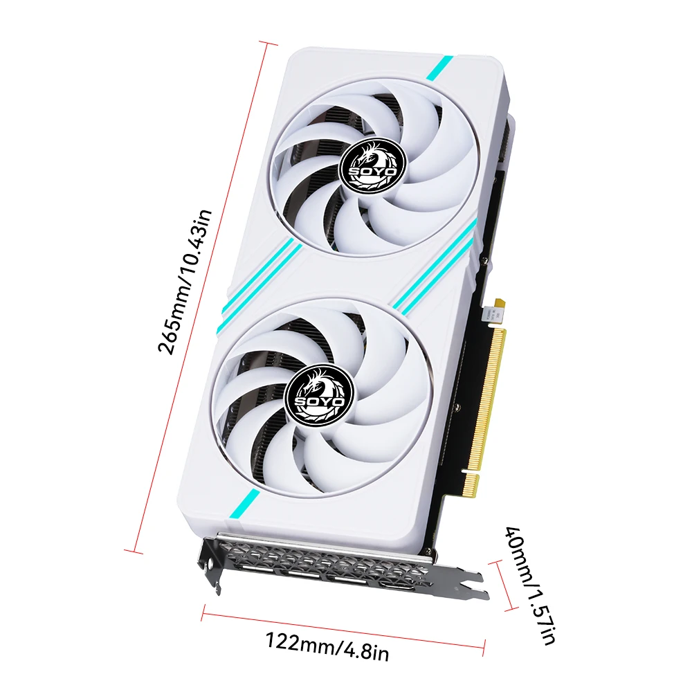 Tarjetas Gráficas para Juegos SOYO GeForce RTX 3070 8GB GDDR6 256 Bit GPU Tarjeta de Video RTX3070 7