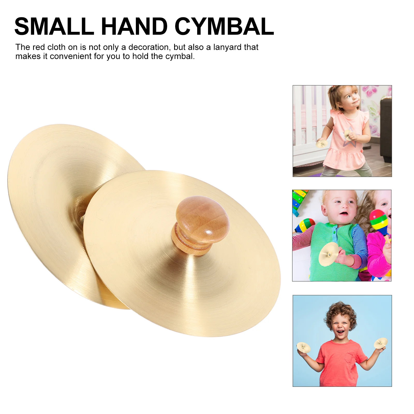 Copper Cymbal Finger Cymbals for Kids Small Dancer Ball Party Belly Dancing Baby Musical