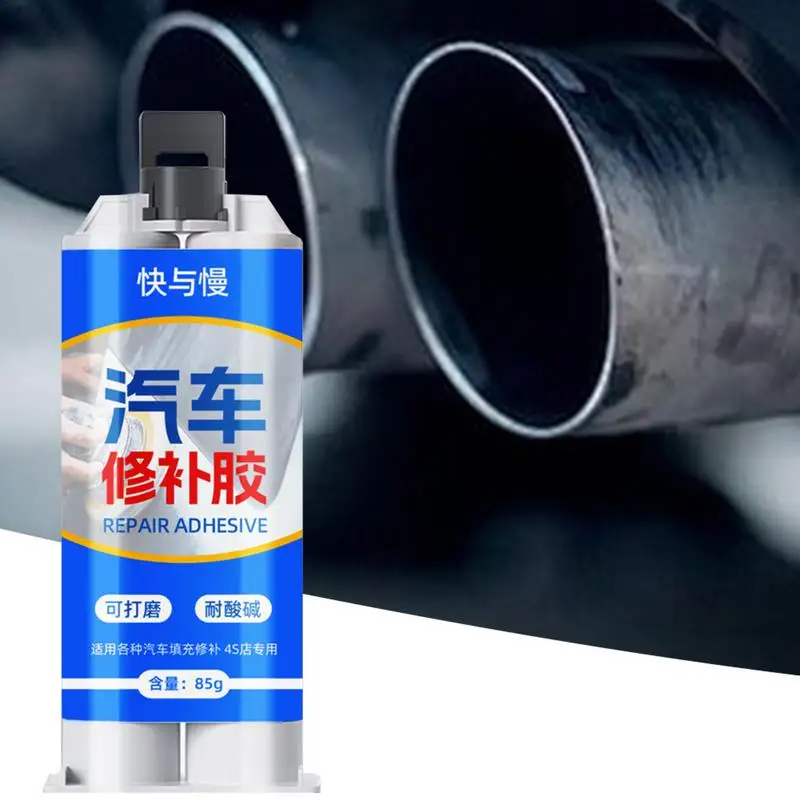 High Temp Exhaust Sealant Automobile Exhaust Pipe Sealant Professional Exhaust Leak Repair Sealant Adhesive 85g Automobile