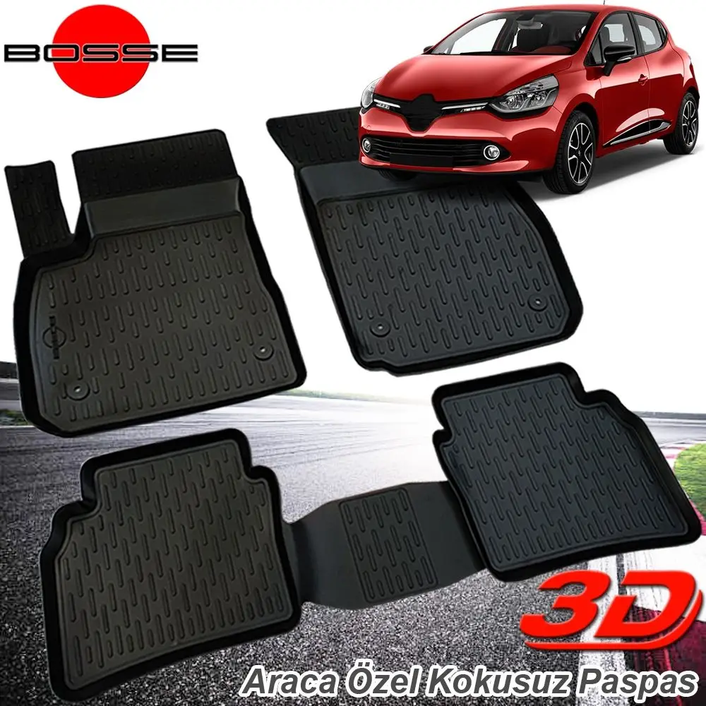 For Renault Clio 4 Mat 3D Pool 2012 2019 BOSSE