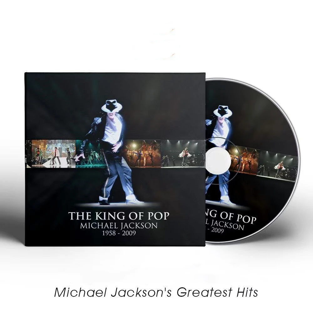 King Of Pop Michael Jackson Music CD 1958-2009 Greatest Hits Album 2pcs Music Record Cosplay Walkman Soundtracks Box Collection