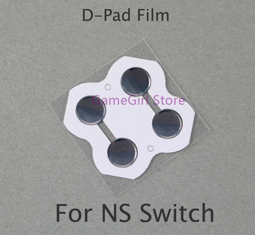 2pcs For NS Switch Joy-Con Controller Conductive Film D Pads D-Pad Metal Sticker Dome Snap PCB Board Button