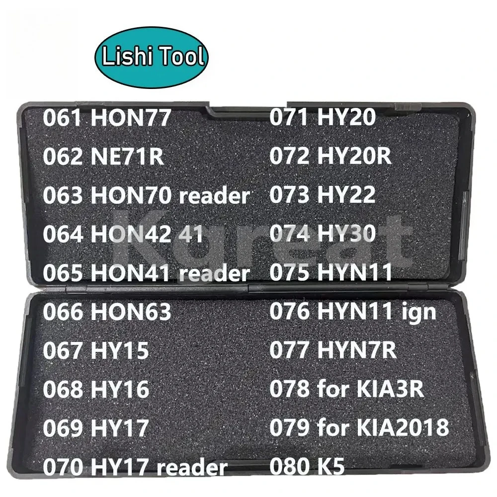 041-060 Lishi 2 in 1 CY24 CY24R CY24 Truck FO38 HU10 ICF03 H50 H51 H60 SIP22 GT15 GT10 HON58R HON66 for Ford2017 Kawasaki2021