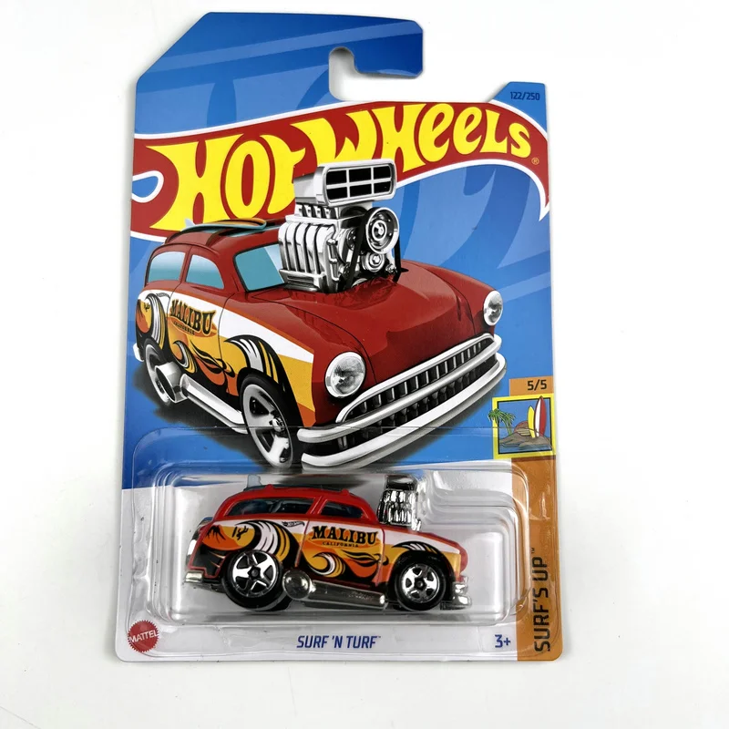 2023-122 Hot Wheels Cars SURF N TURF 1/64 Metal Die-cast Model Toy Vehicles