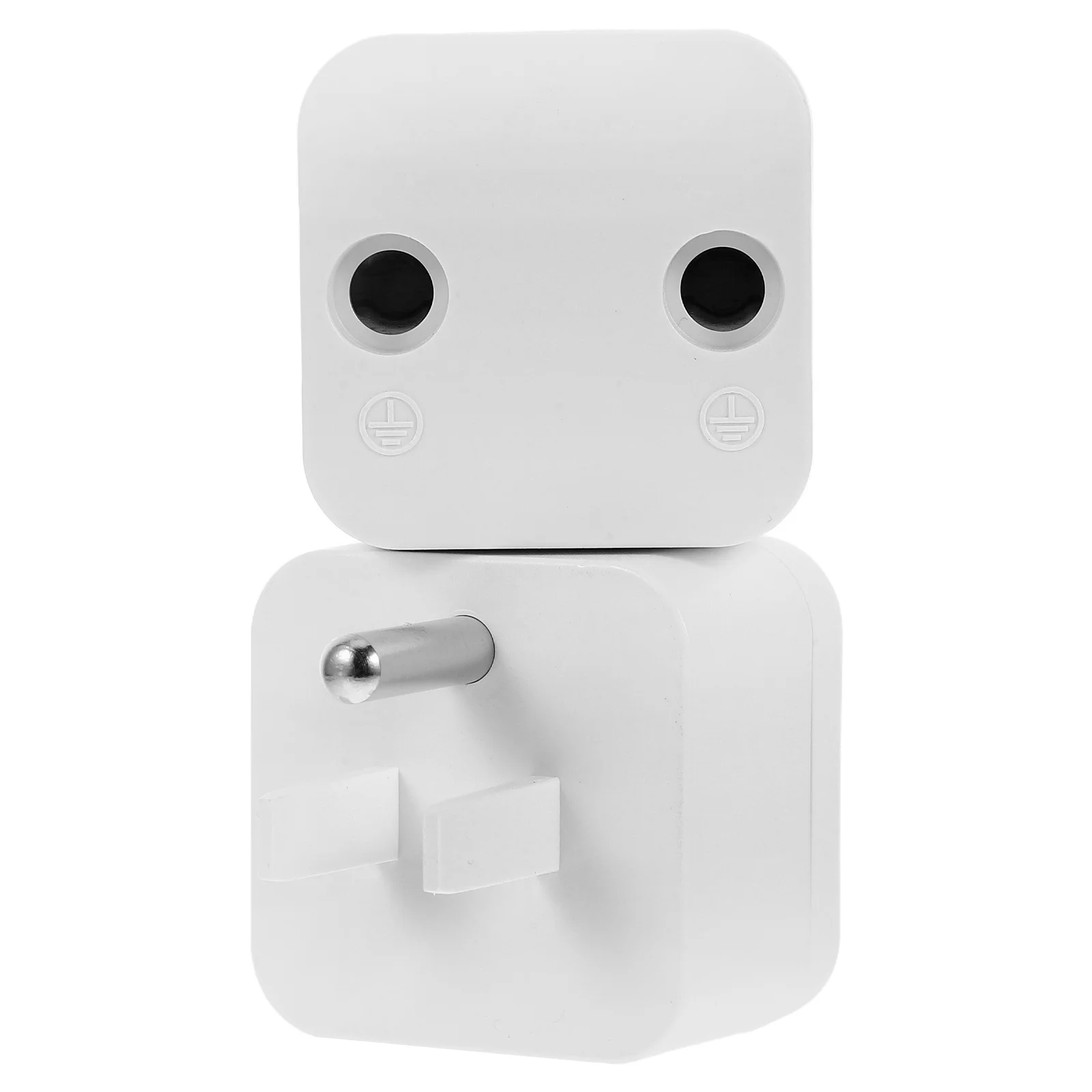 

2pcs Grounding Plug Adapter 110V-240V Universal Earth Wire Connector For Home Appliances Safety Wall Socket Converter Electrical