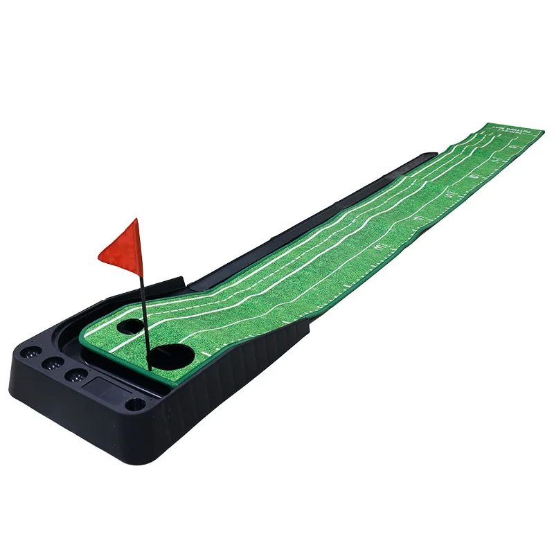 Golf Putting Set Putting Green Indoor Newly Office Golf Practice Putting Mat With Automatic Ball Return Track For Mini Gamesprom