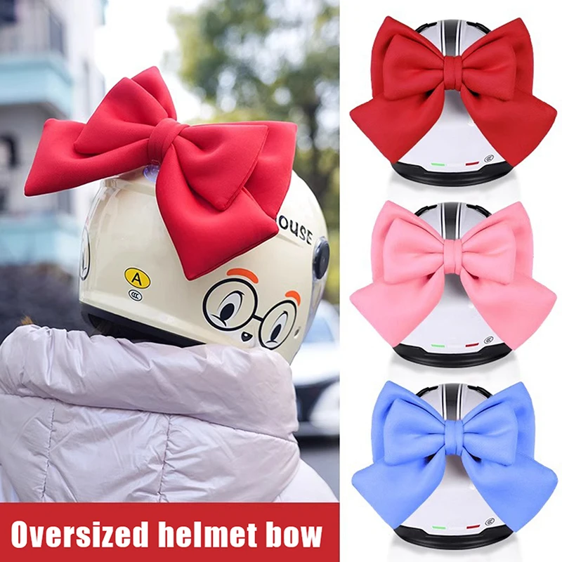 Motorcycle Helmet Butterfly Bow Decoration Motocross Riding Helmet Decoration Accessories Electric Bicycle Bow Helmet Decoration