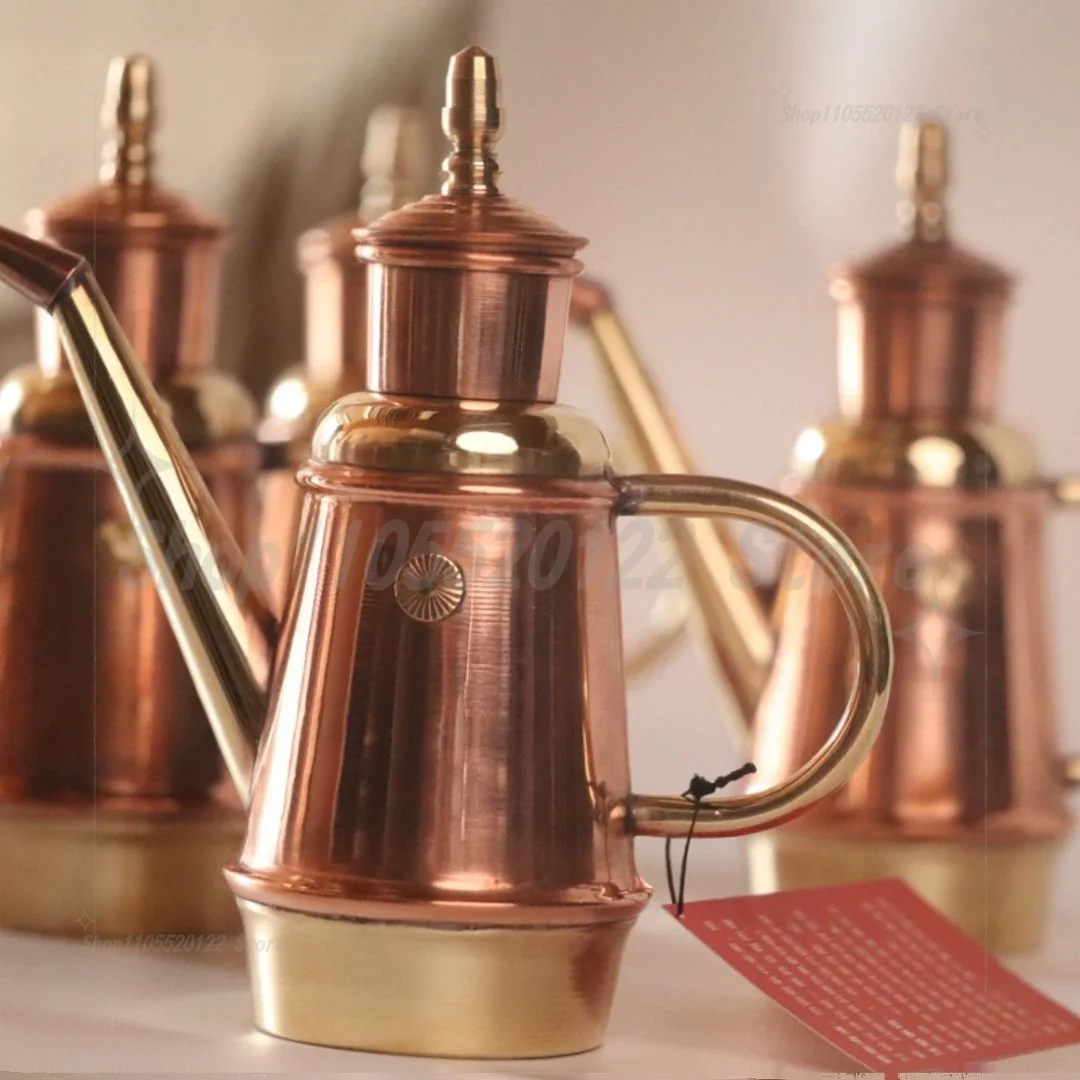 Traditional Oil Pot Handmade Copper Commercial Kiln Pizza Oil Pot
