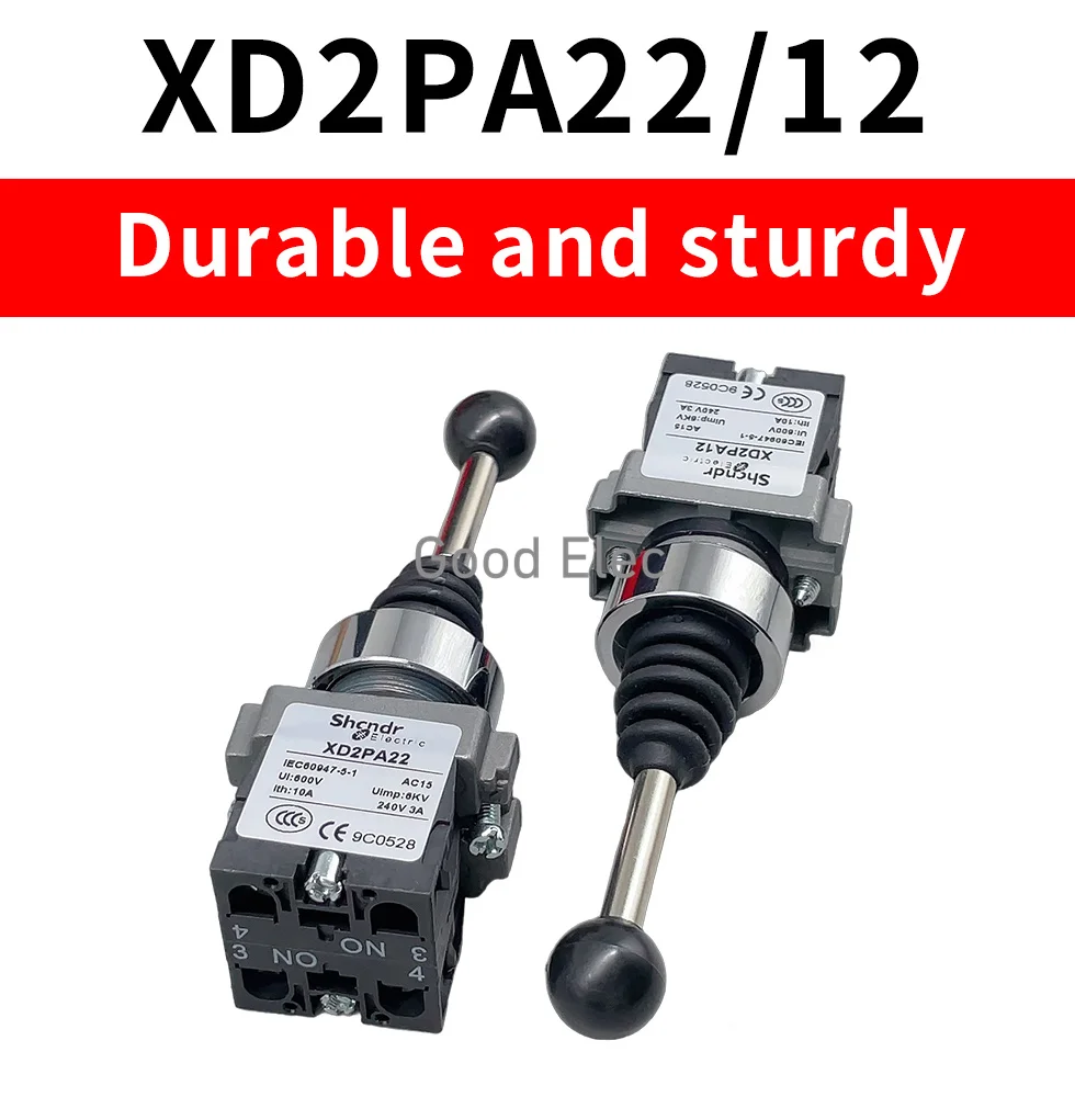 XD2PA12CR XD2PA22CR ositions Latching Maintained Wobble Stick Joystick Switch Two direction lock switch master switch rocker