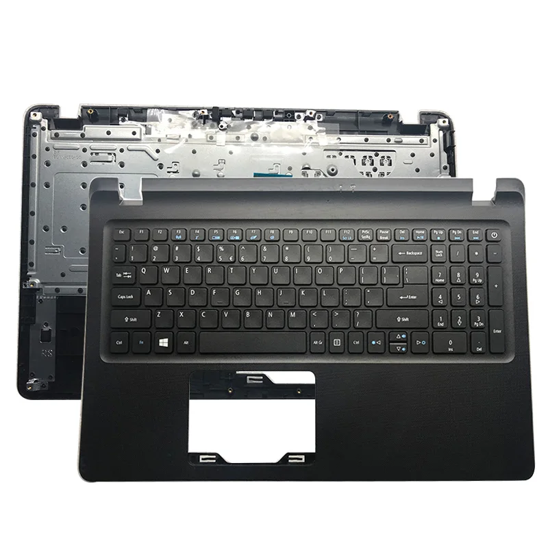 

NEW Laptop Palmrest Upper Case For Acer Aspire ES1-523 ES1-532 ES1-532G ES1-533 ES1-572 Upper Cover with Keyboard Black