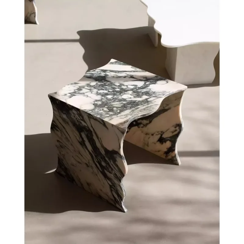 

Natural Modern Marble Console Table Durable Home Hotel Villa Decoration Side Table Coffee Bedside Table Furniture