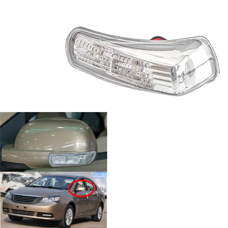 Imagem -05 - Luzes do Espelho Retrovisor Led Sinal de Giro do Espelho Retrovisor da Porta Espelho Lateral Blinker para Geely Emgrand Ec7 Ec715 Ec718 Par