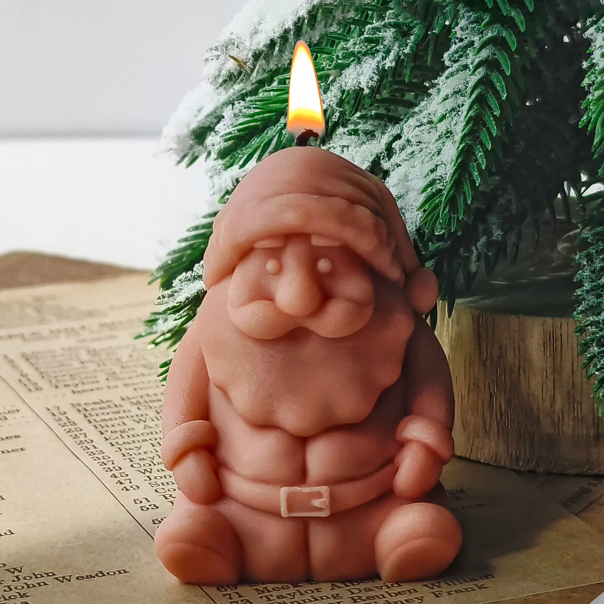 3D Christmas Santa Claus Candl - Resin Art Furniture recensie en prijs