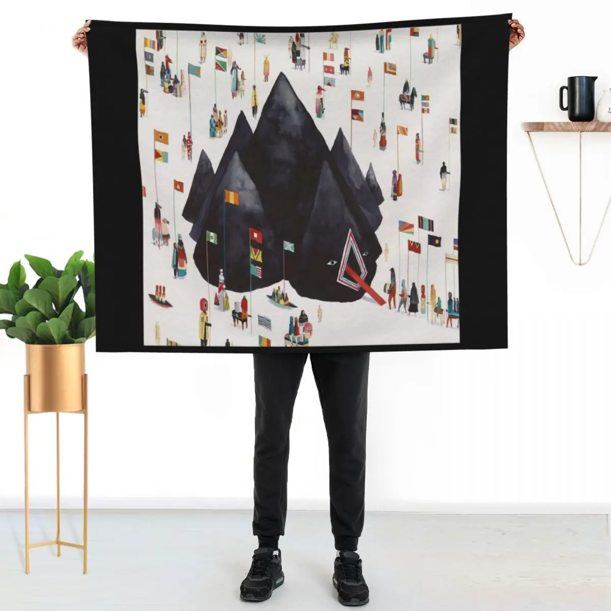 Young the Giant Home Of The Strange Throw Blanket Large Luxury Brand Decorative Sofa Hairy Sleeping Bag Tourist Blankets