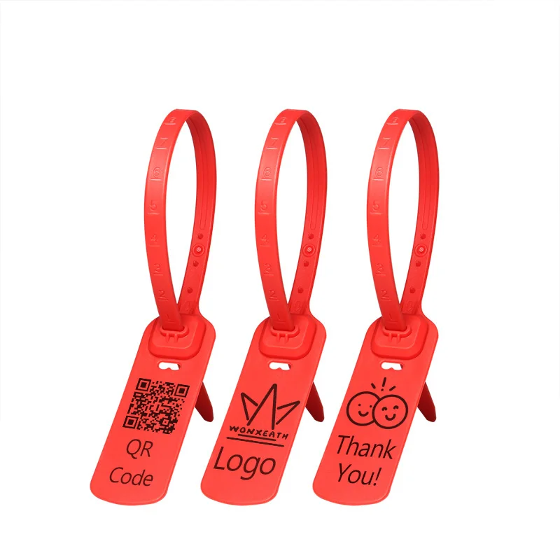 100 pz fascette personalizzate Orginazer Zip Tie plastica più forte sigilli di sicurezza Tag per logistica estintore 300mm/11.8\