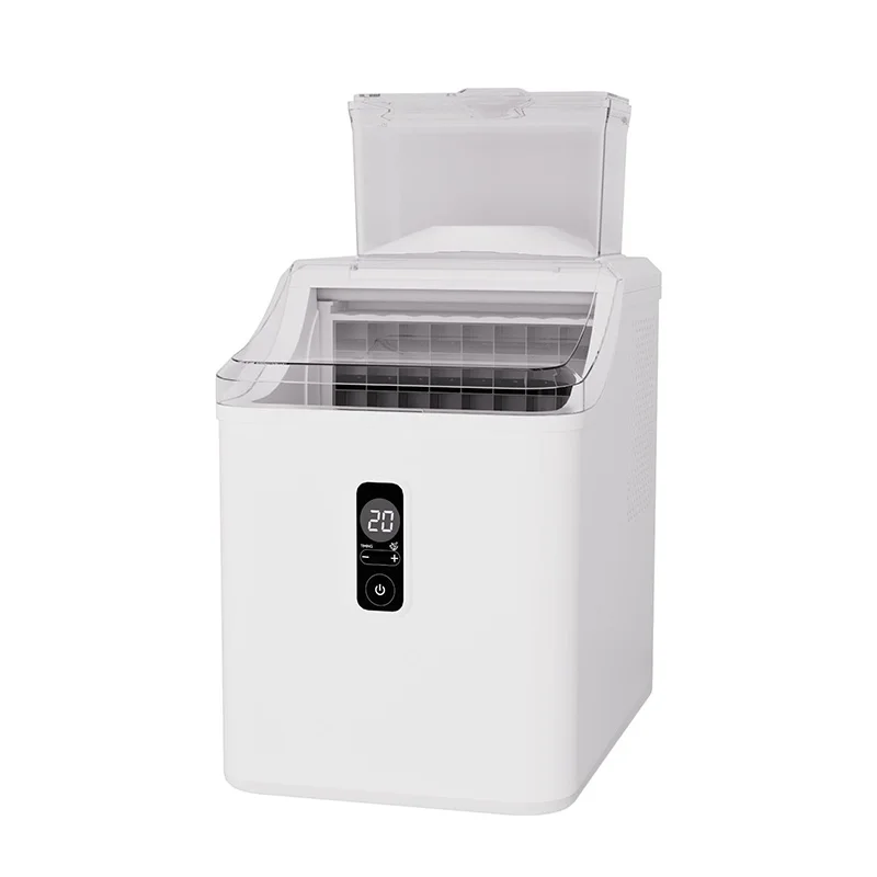 10KG/24H Ice Maker, 220V Compact Household Cube Ice Maker, Perfect for Beverages, A Must-Have for Bars