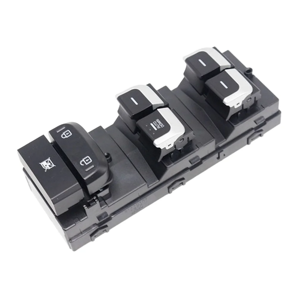 For Daily Driving Repair Power Window Switch Master Window Switch Black Direct Replacement Part Front Left Position