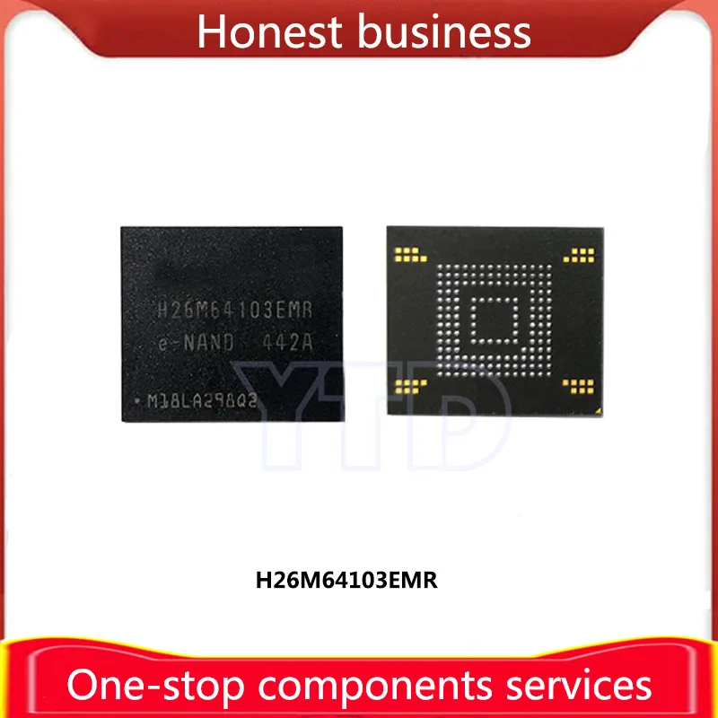 32GB H26M64103EMR EMMC 5.1 BGA153 E-NAND Chip Mobile Phone Hard Disk Memory Computer Storage 100% Working Quality
