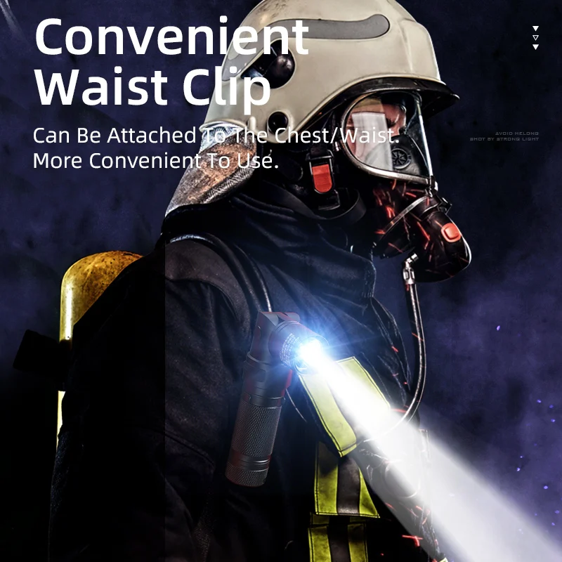 SUPERFIRE EP08 3 ワット防爆懐中電灯ポータブル 90 度回転可能な緊急ライト IP66 防水磁気ベース