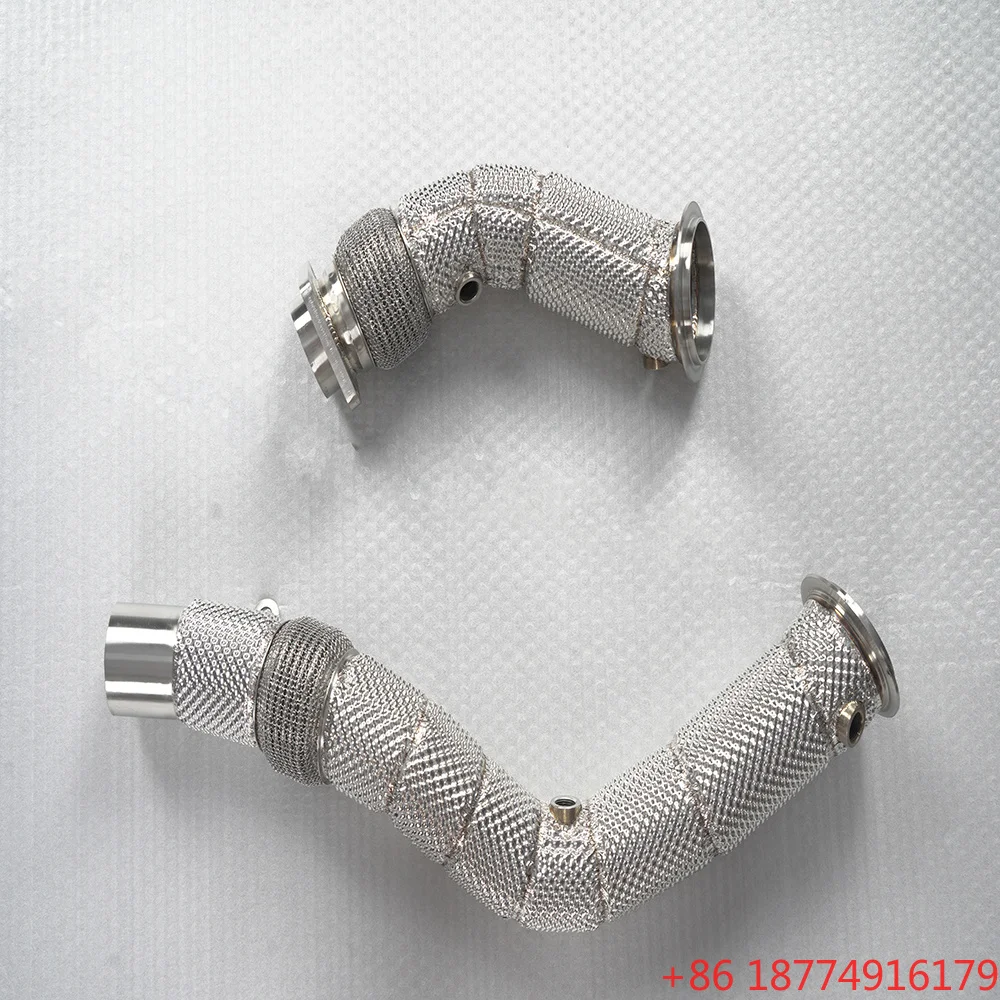 

New Style Heat Shield for M2/M2C/M3/M4 F80/F82/F83 S55 3.0T 2014-- SS304 Free Flow Downpipe in Stock