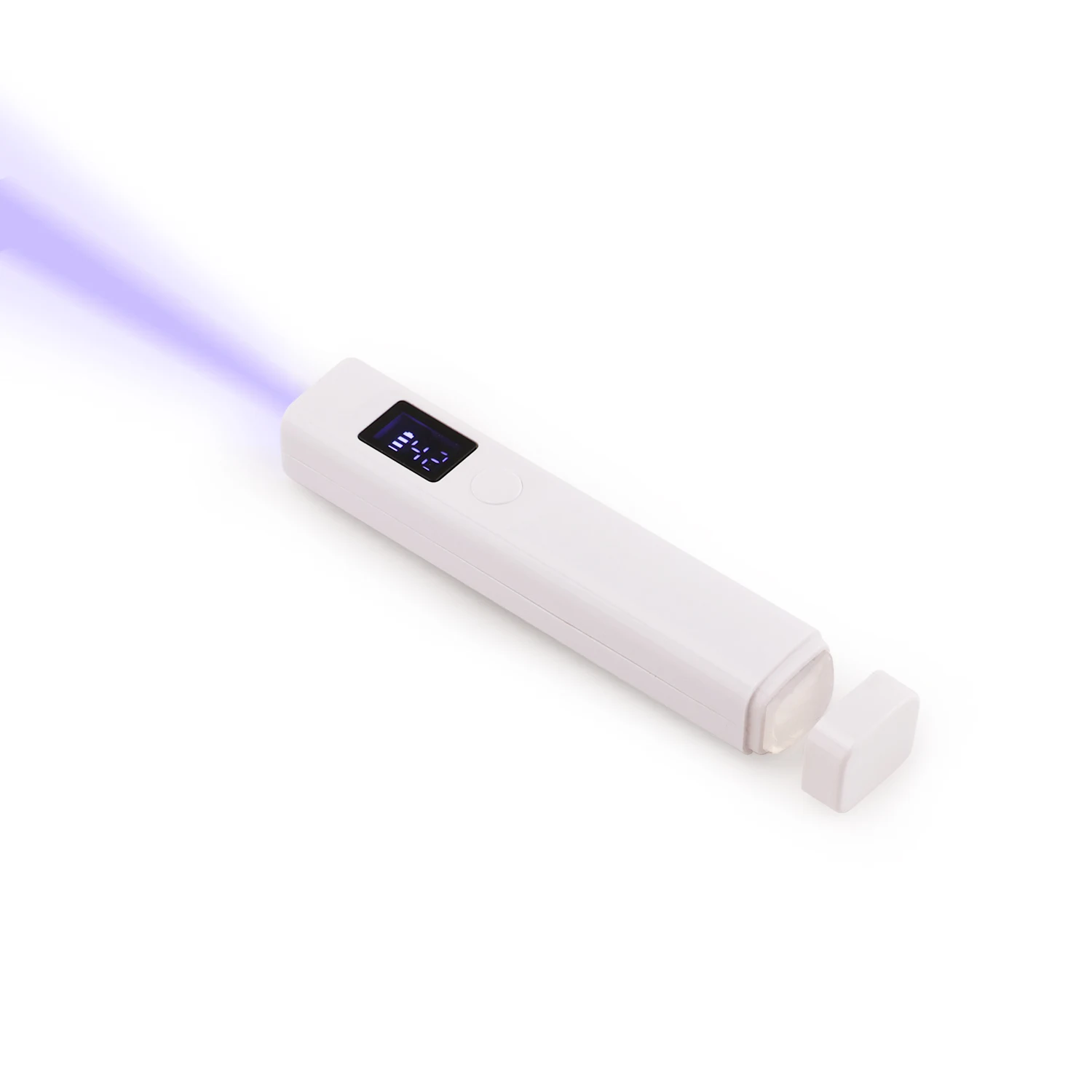 Nieuwe collectie professionele 128W sterke kracht wit licht UV LED nagellamp droger met draagbare mini-handvatlamp