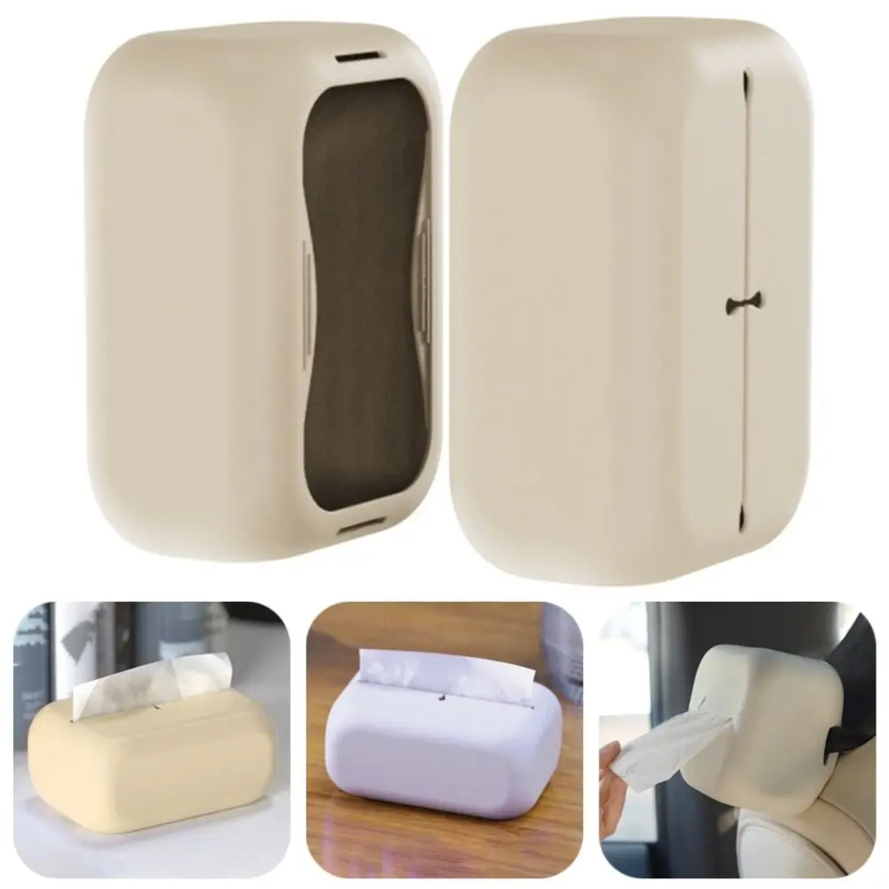 

Silicone Paper Towel Case Multi-functional Smooth Extraction Tissue Storage Box Minimalist Non-slip Napkin Dispenser Living Room