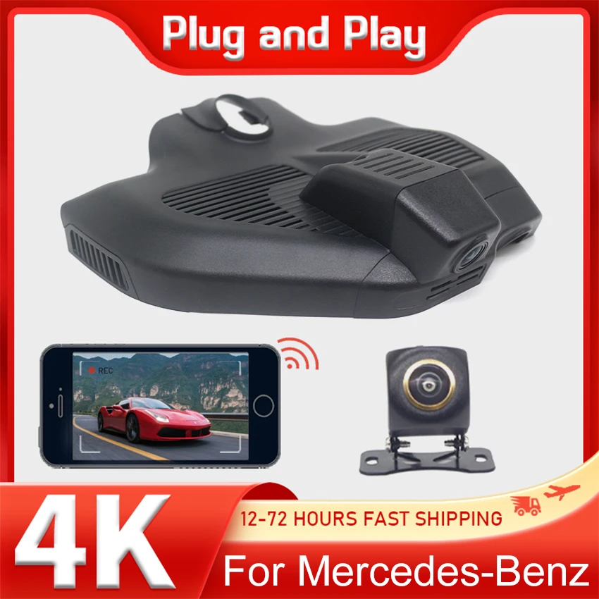 

Hidden Dashcam 2160P HD Plug And Play Wifi Car Dvr 4K Dash Cam For Mercedes-Benz MB GLC AMG 43 GLC 300 de 4matic 2020 2021