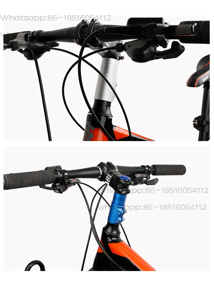 Bicycle stem height extender mountain bike handlebar height raiser lift extender
