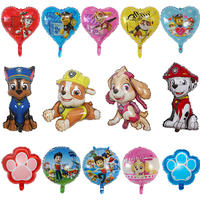 Paw Patrol Theme Party Dog Balloon Ryder Marshall Rubble Chase Skye Rocky Cartoon Figure Birthday Party Decoration Supplies