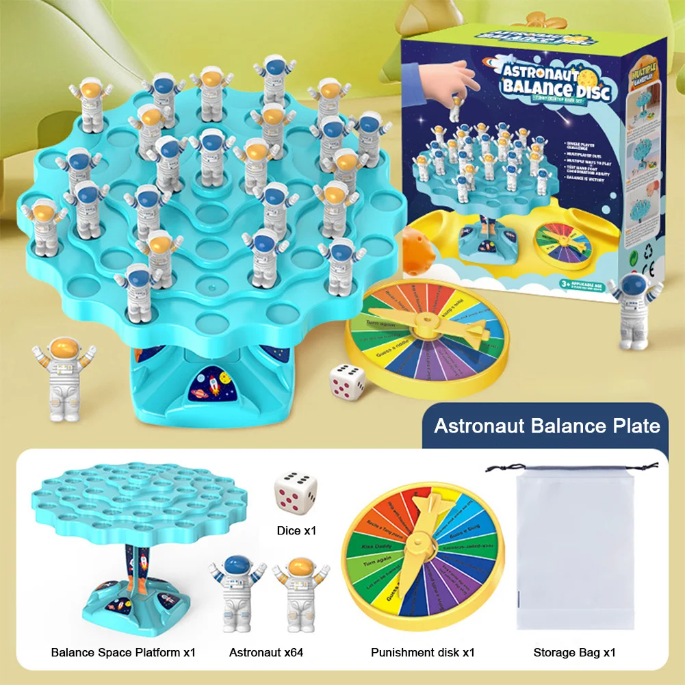 لعبة توازن رائد الفضاء، توازن رائد الفضاء، توازن التفاعل بين الوالدين والطفل، لوحة رائد الفضاء، مجموعة ألعاب الطاولة العائلية