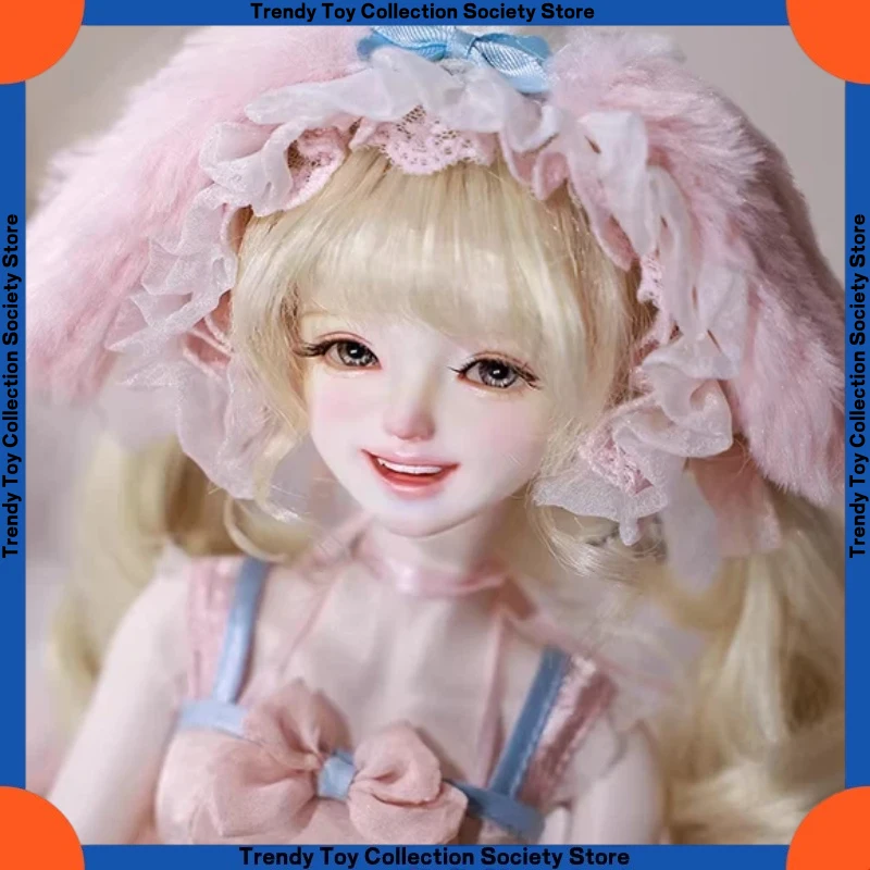 

Four Bjd Melanie Sweet And Cute Rabbit Girl Doll Handcrafted Resin Doll Handcrafted Custom Stock Holiday Gift