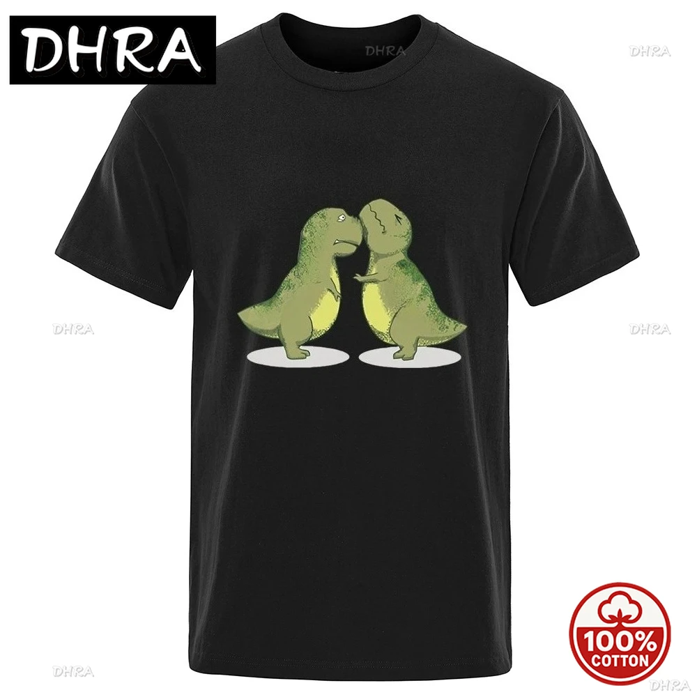 

Забавные мужские футболки Hug Me Green Little Dinosaur, свободные футболки, летние хлопковые футболки большого размера, уличные винтажные футболки с короткими рукавами