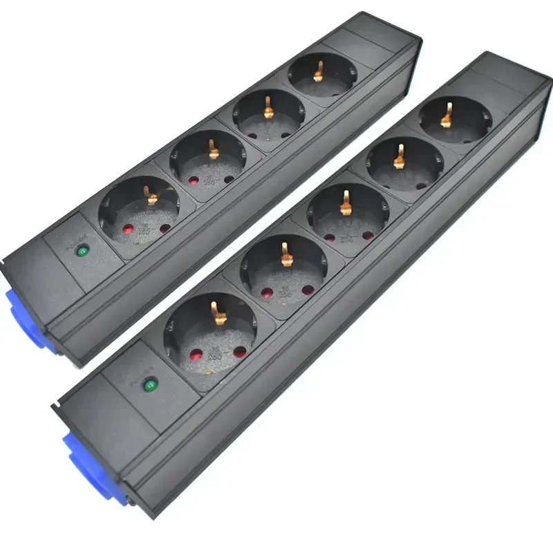 

PDU Power Strips Schuko Powerlink box Power amplifier audio 3P Aviation in/out plug LED display 2-11 AC EU output SOCKET