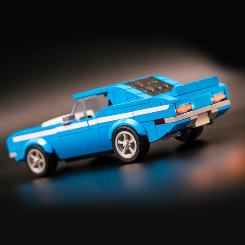 

Speed Racing Car Model MOC Building Bricks American Muscle Car Modular Technology Children Assemble Toys Suit Holiday Gifts