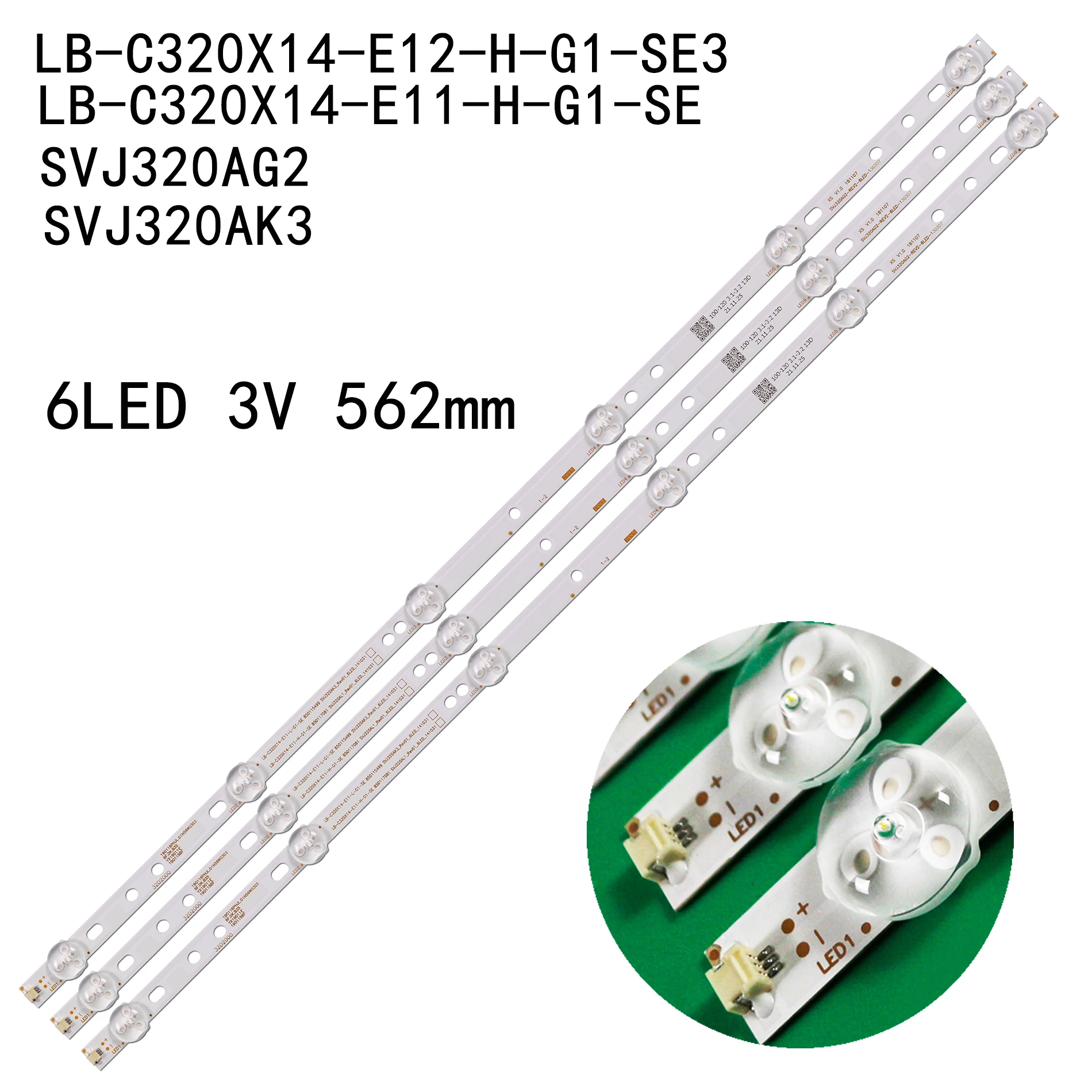 Led Backlight 3Pcs …