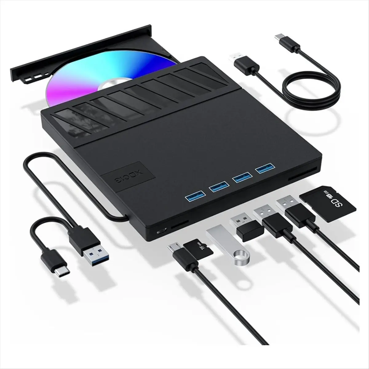 Внешний Blu-Ray привод (A60I) USB 3.0, портативный проигрыватель Blu-Ray/DVD/CD/BD/VCD, оптический 3D-привод для Win/iOS