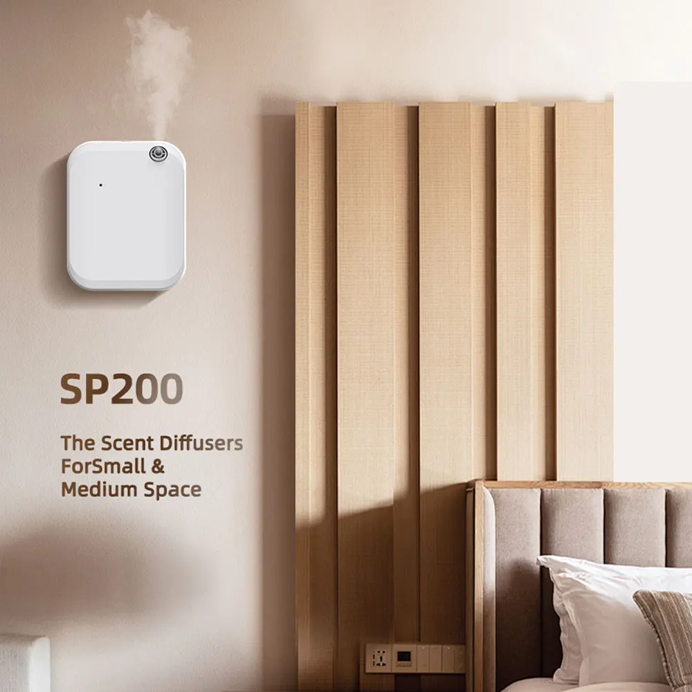 

SP200-Aromatherapy Machine, Intelligent Bluetooth Control Machine Fragrance Machine Deodorizing Silent Two Fluid Aroma Diffuser