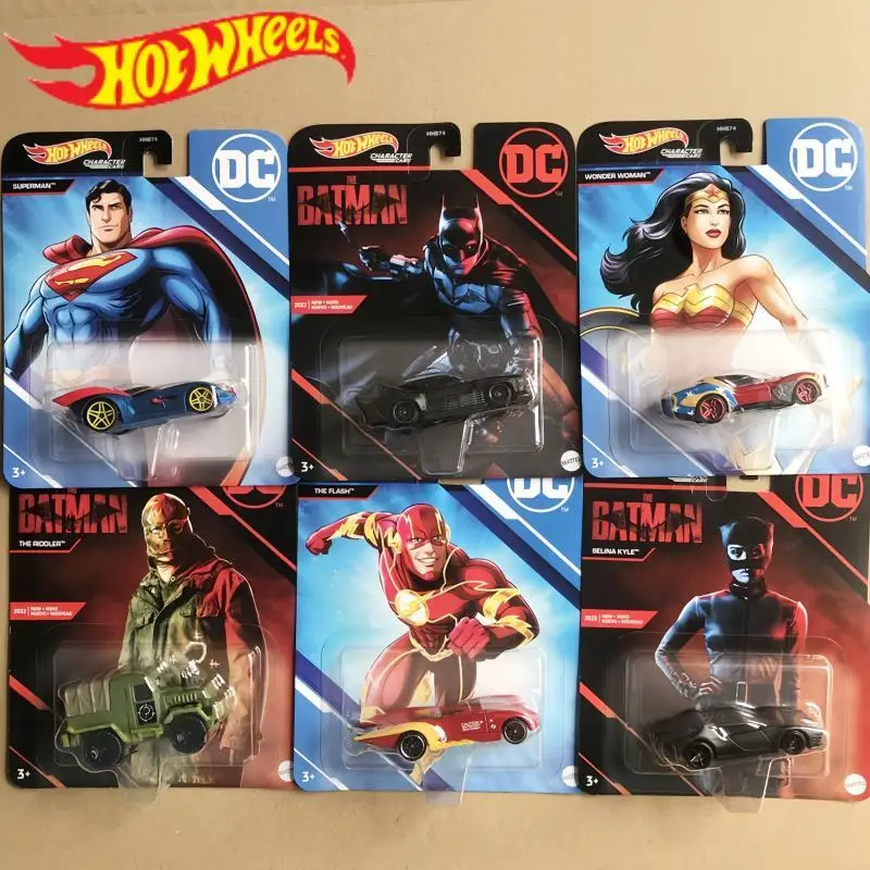 In Stock Genuine Hot Wheels Popular Movie Character Theme Series DC Batman Riddler Toy Model Car HHB74 Collect Gifts