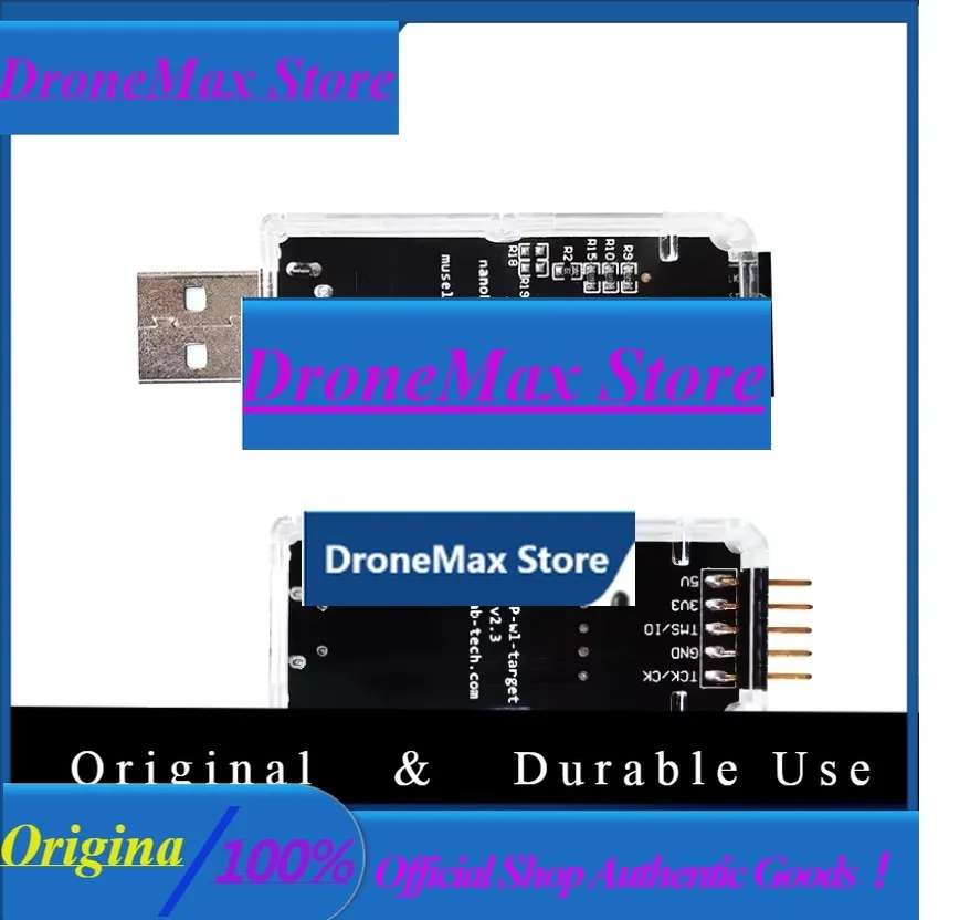 DroMananoDAP-wl Wireless Debugger CMSIS-DAP, 2.4G SWD/JTAG Programmer, Virtual COM, 10m Range, For STM32/ARM Cortex
